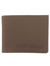 Carteira John John Masculina Couro Basic Down Logo Marrom