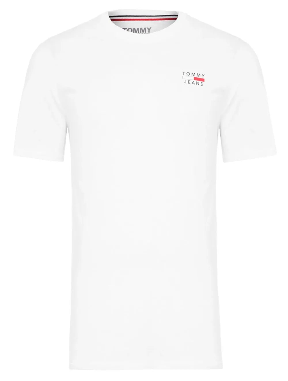 Camiseta Tommy Jeans Masculina Chest Logo Tee Branca