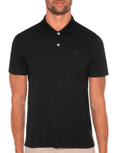 Polo U.S. Polo Assn Masculina Piquet Authentic Black Logo Preta