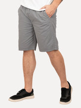 Bermuda Dudalina Masculina Sarja Elástico Algodão Cinza