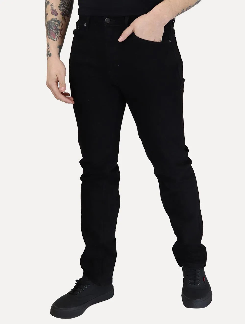 Calça Levis Jeans Masculina 505 Regular Preta