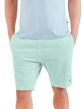 Bermuda Nautica Masculina Moletom Dark Sail Boat Verde Claro