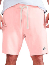 Bermuda Nautica Masculina Moletom Dark Sail Boat Salmão