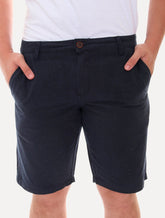Bermuda Aramis Masculina Sarja Chino Eco Azul Marinho