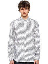 Camisa Diesel Masculina S-Riley-KA-B Logo Branca