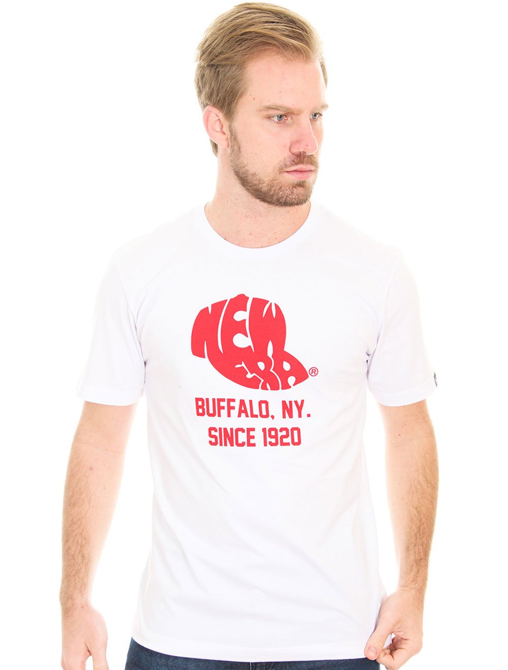 Camiseta New Era Masculina Regular Core Branded Branca