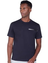 Camiseta Dudalina Masculina Regular Antiviral Logo Transfer Azul Marinho