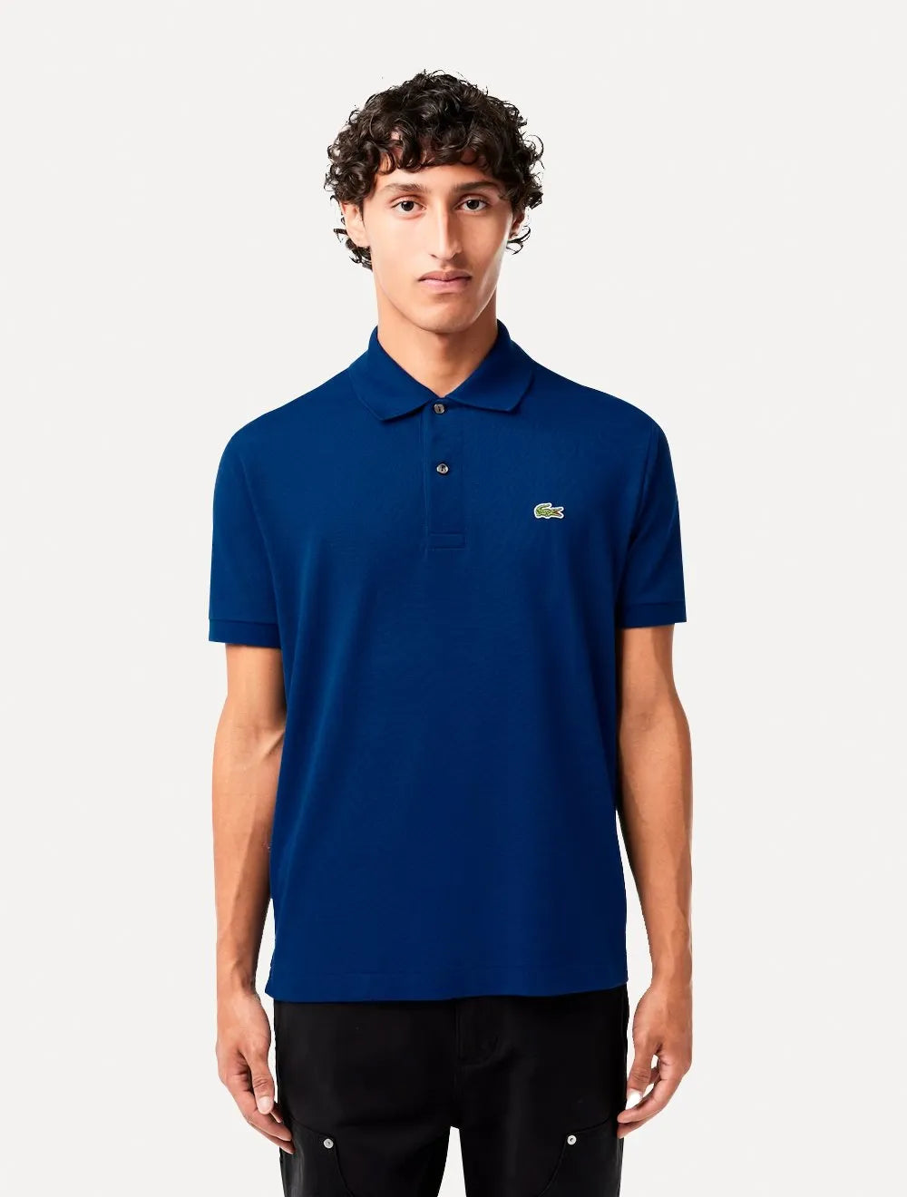 Polo Lacoste Masculina L.12.12 Azul Cobalto