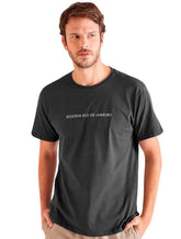 Camiseta Reserva Masculina Rio de Janeiro Writing Preta