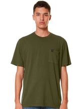 Camiseta John John Masculina Pocket Basic Bleen Verde Militar