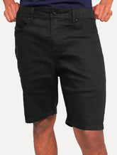Bermuda Reserva Masculina Sarja Color Preta