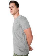 Camiseta Colcci Masculina Pocket Authentic Trademark Cinza Escuro Mescla