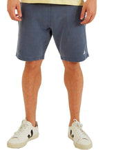 Bermuda Nautica Masculina Moletom Dark Sail Boat Azul Escuro