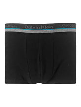 Cueca Calvin Klein Low Rise Trunk C12.10 PT00 Trunk Blu Grey Stripe Preta 1UN