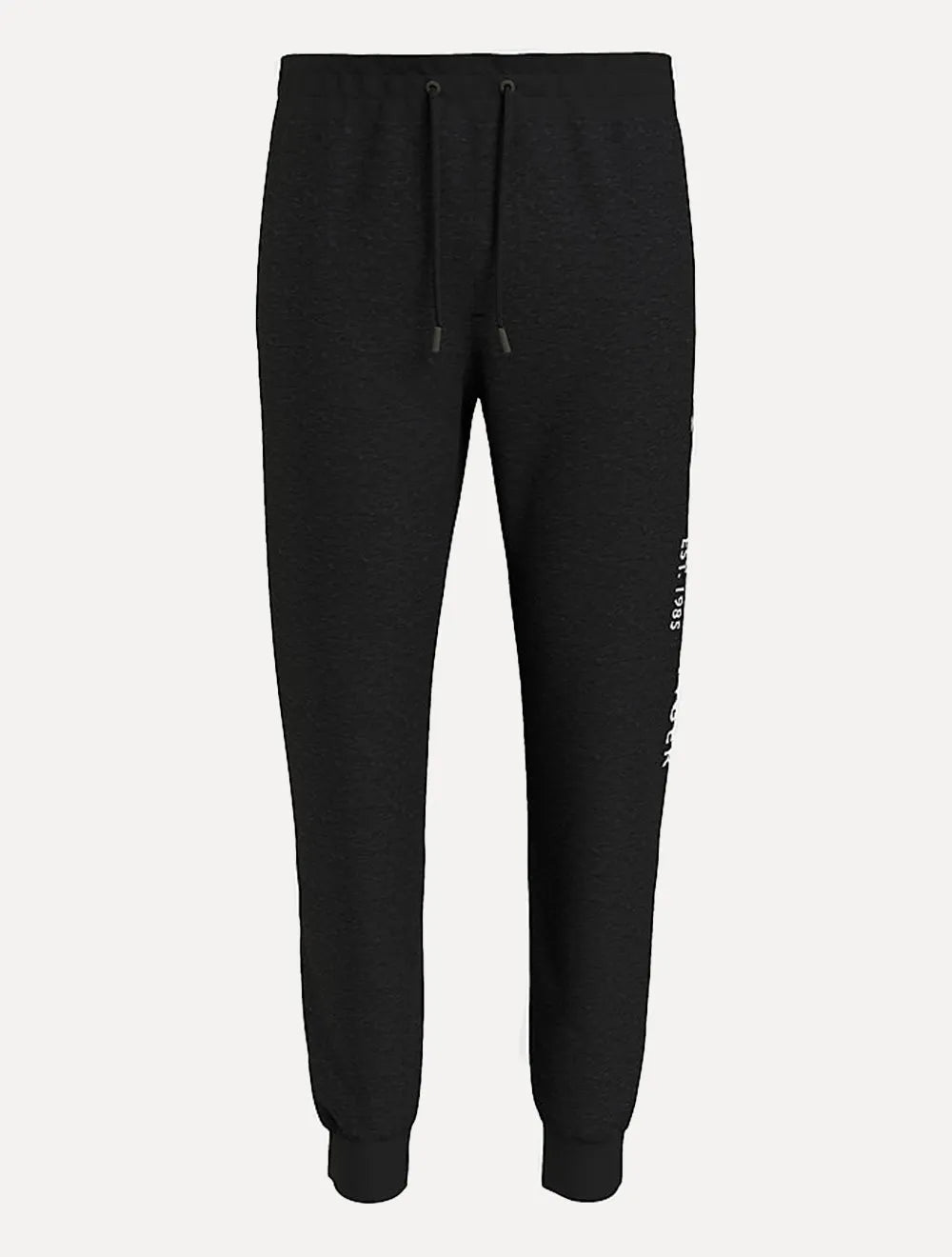 Calça Tommy Hilfiger Masculina Moletom Basic Branded Logo Preta