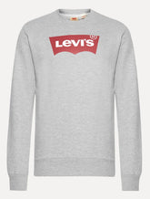Moletom Levis Masculino Crewneck Batwing Cinza Mescla