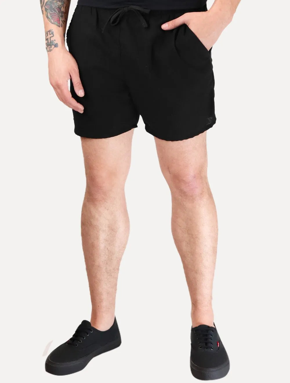 Short Foxton Masculino Linho Pier Casual Preto