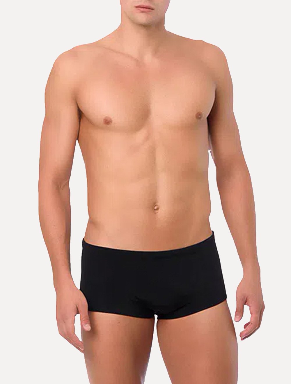 Sunga Calvin Klein Swimwear Trunk Vertical Logo Preta