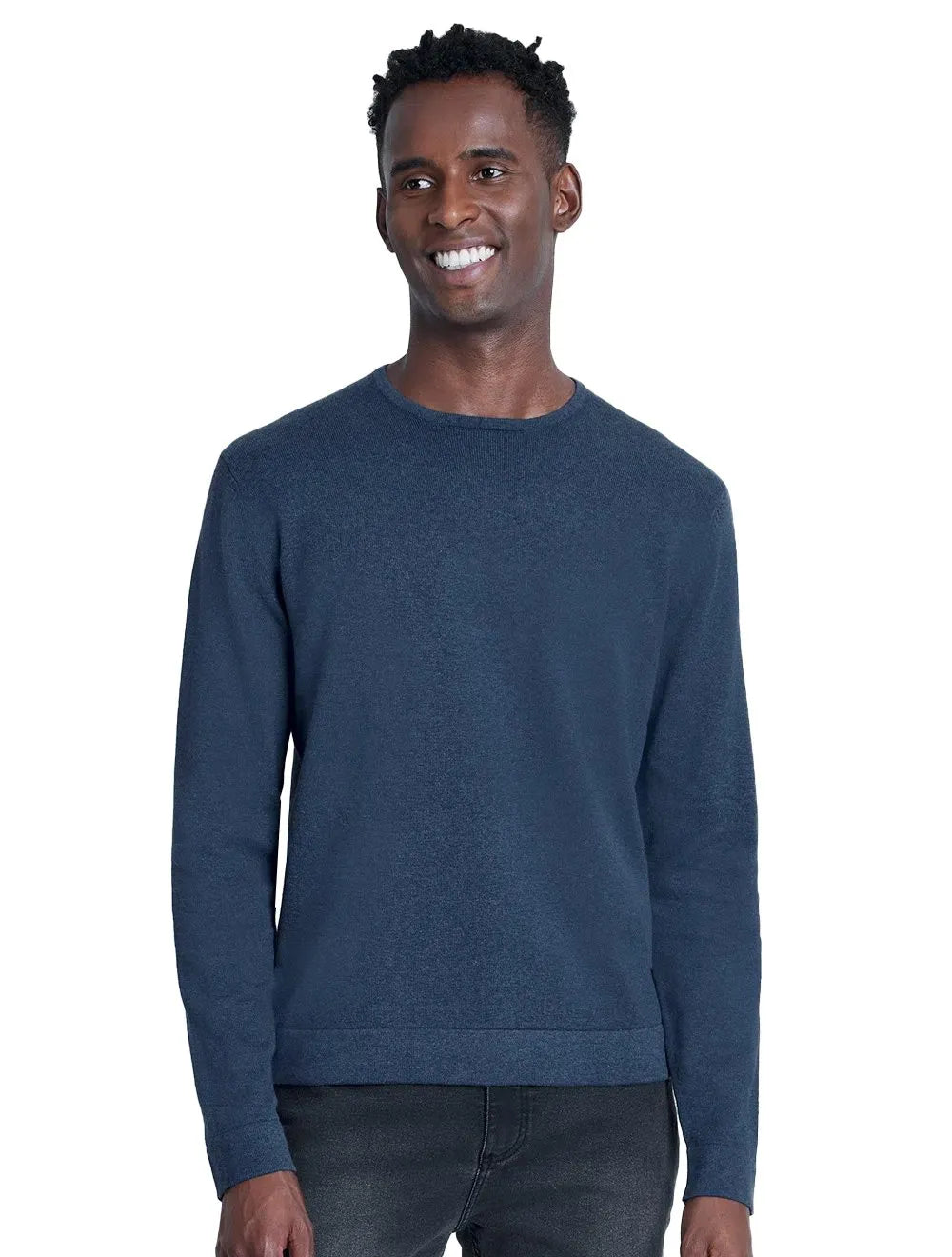 Suéter Aramis Masculino Tricot Crewneck Azul Escuro