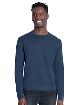 Suéter Aramis Masculino Tricot Crewneck Azul Escuro