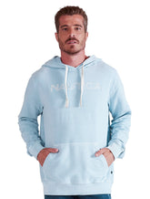 Moletom Nautica Masculino Hoodie Laundry Embroidered Azul Claro