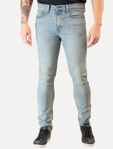 Calça Levis Jeans Masculina 510 Skinny Stretch Dirty Denim Azul Claro