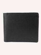 Carteira Calvin Klein Couro Horizontal Logo Floater Preta