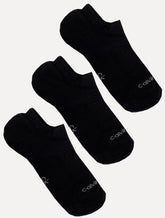 Meia Calvin Klein Invisível CK Preta Kit 3 Pares