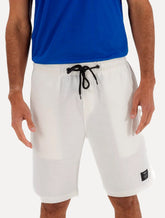 Bermuda King & Joe Masculina Moletom Comfort Tag Off-White