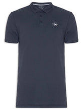 Polo Calvin Klein Jeans Masculina Piquet Regular Re Issue Azul Marinho