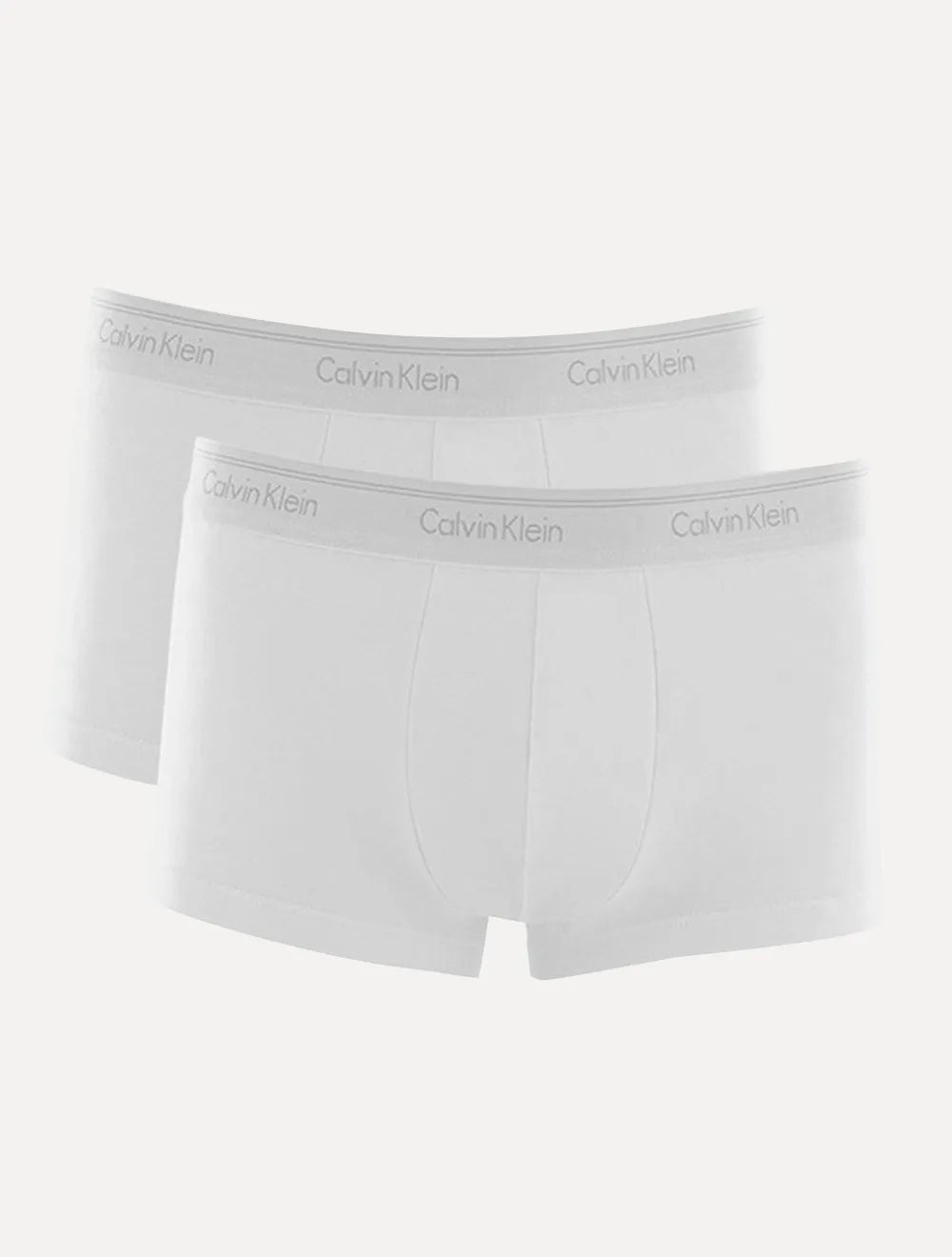 Cueca Calvin Klein Masculina Low Rise C11.02 BR00 Trunk Branca Pack 2UN