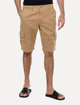 Bermuda Calvin Klein Jeans Masculina Color Cargo Marrom Claro