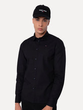 Camisa Tommy Jeans Masculina Slim Original Preta