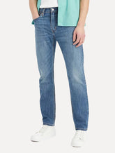 Calça Levis Jeans Masculina Regular 502 Taper Stretch Cool Denim Azul