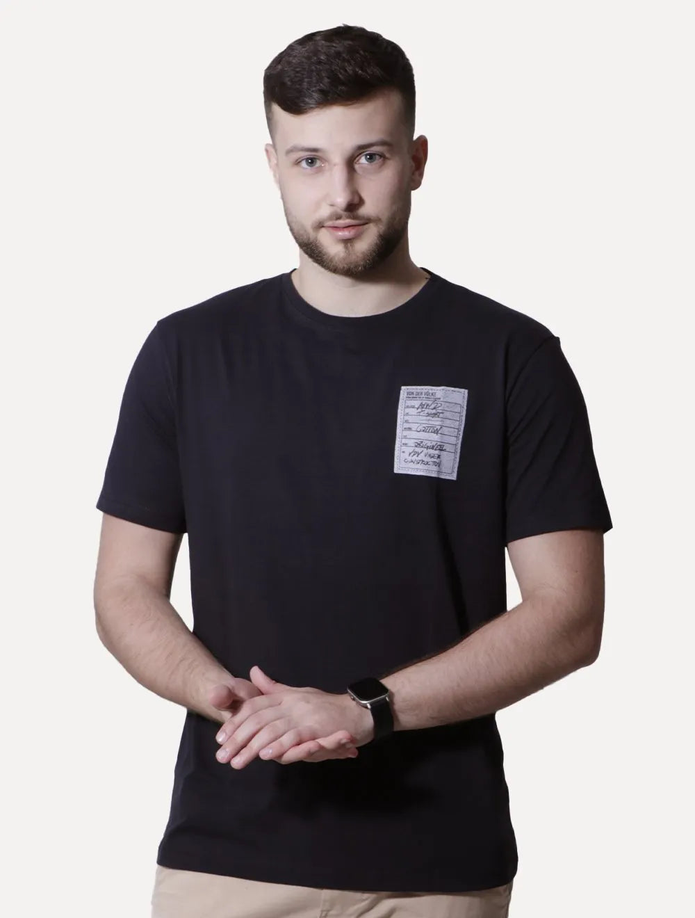 Camiseta Von der Volke Masculina Origineel Tag Preta