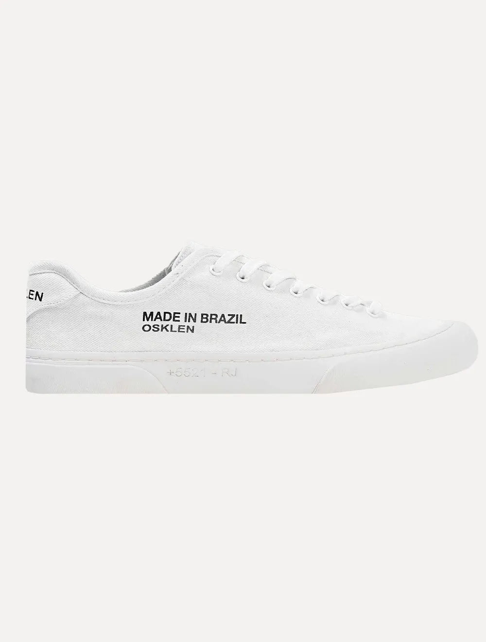 Tênis Osklen Masculino Lona Leblon Made In Brazil Off-White