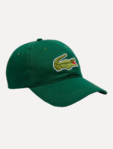 Boné Lacoste | Gabardine Big Croco Cln Verde