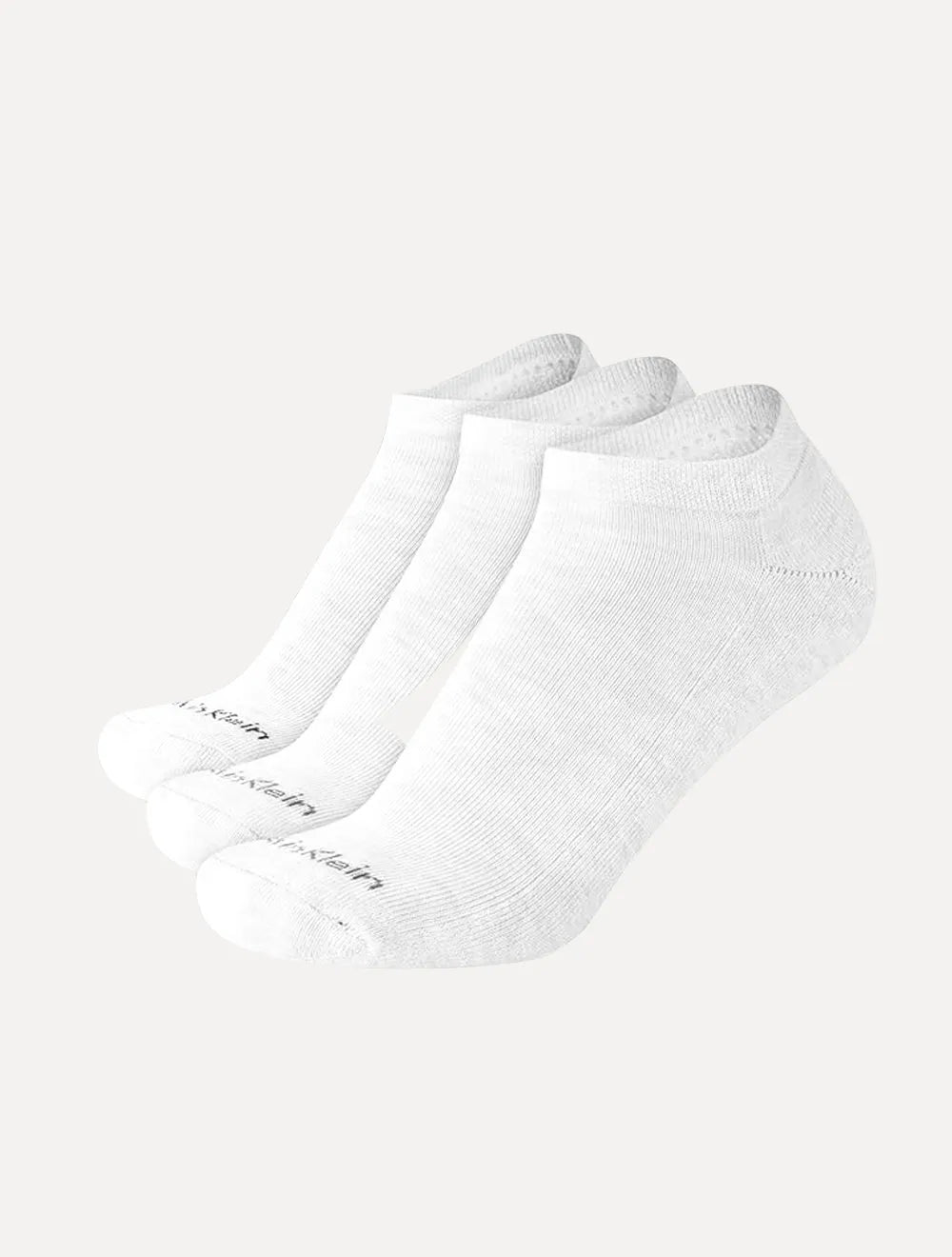 Meia Calvin Klein Invisível CK Branca Kit 3 Pares