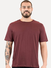 Camiseta Individual Comfort Pima Soft Touch Logo Bordô