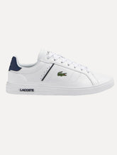Tênis Lacoste Masculino Couro Europa Pro Leather Wht/Navy Branco