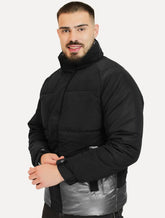 Jaqueta Masculina Puffer Reflective Preta