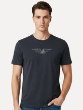 Camiseta Ellus Masculina Cotton Fine Easa Ray Classic Azul Marinho