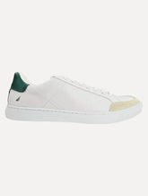 Tênis Nautica Masculino SL Couro Verde/Branco