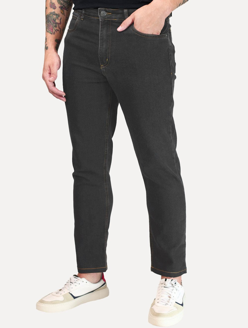 Calça Aeropostale Jeans Masculina Skinny Blue Preta