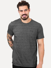 Camiseta John John Masculina Slim Oslo Preto Mescla