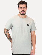 Camiseta Osklen Masculina Slim Rough Snow Clinic Areia