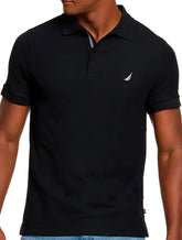 Polo Nautica Masculina Piquet Performance Deck Preta
