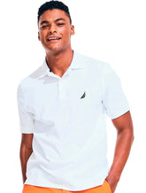 Polo Nautica Masculina Piquet Performance Deck Branca