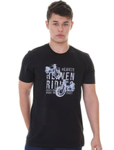 Camiseta John John Masculina Regular Moto Heaven Riders Preta