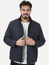 Jaqueta Calvin Klein Masculina Soft Shell Full-Zip Chumbo